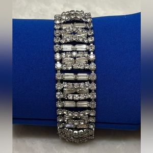 Stunning 1960s Rhinestone Bracelet